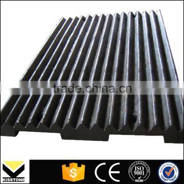 Mn18 jaw crusher wear parts PE mavable jaw plate