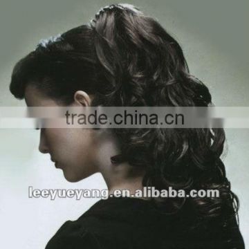 Glamorous black curly ponytail