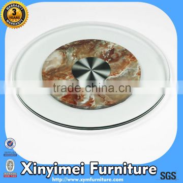 Durable No Rusty Glass Table Turn Plate