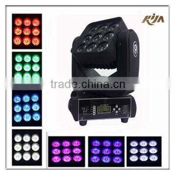 Professional Stage Lighting 9x10w Matrix Moving Head Led Lighting/Matrix Moving Head