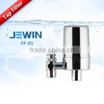 Electroplating chromed tap water filter purifier portable