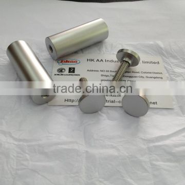 Small aluminum glass standoff Chinese manufactuter