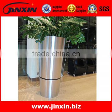 Stainless Steel304 316 commercial metal Flower Vase,Flowerpot,Planter,big vase