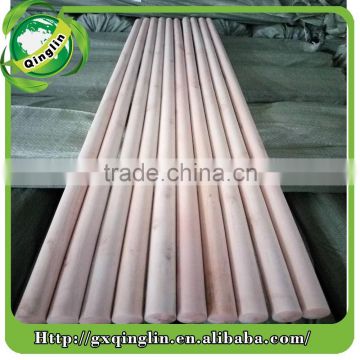 Standard thread natural wood stick 120*2.2cm for home and hotel uses