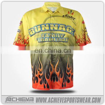 custom sublimation polyester motorcycle jersey team racing shirt