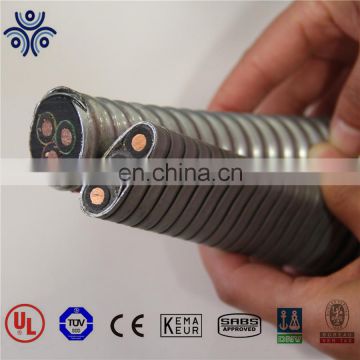 1.8/3KV 4AWG Copper Conductor Rubber Insulated and Sheathed Submersible Oil Pump Cable ESP Cable
