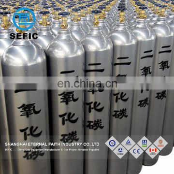 Selected material steel CO2 gas cylinder CO2 gas tank steel carbon dioxide gas bottle CO2 vessel