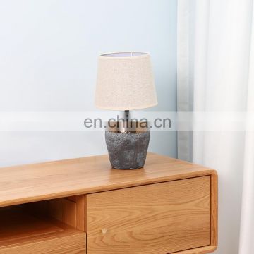 Top sale European hotel bedside light custom logo home decor antique ceramic lamp