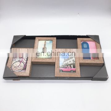 Wholesale cheap plastic picture frames black brown grey red