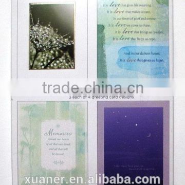 Thanksgiving,graduation,Christmas Ocaasions custom factory price high quality greeting cards