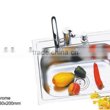 Single Bowl Strong Stainless Steel Unique Kitchen Sinks Chrome Finish Very Durable Factory Price Superior Kitchen Sink