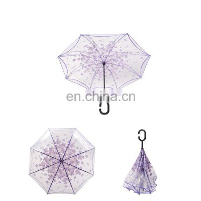 The Newest Promotional Custom Transparent Inverted Umbrella