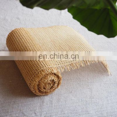 Good Price And High Quality Natural Square Mesh Rattan Cane Webbing Roll For Chair Table From Vietnam