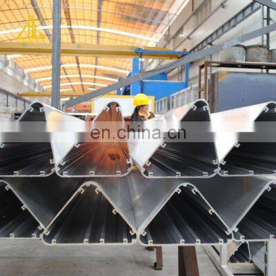 triangle aluminum extrusion profile for USA ,matt anodized triangle tubing aluminum extrusion profile