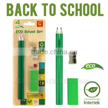 3 in 1 Eco Friendly High Quality China School Stationery Set for Kids