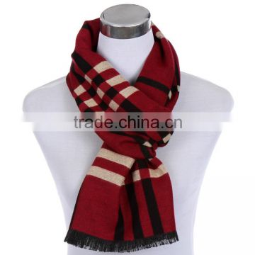 2016 mens winter plaid cashmere feel cotton scarf 8 colors