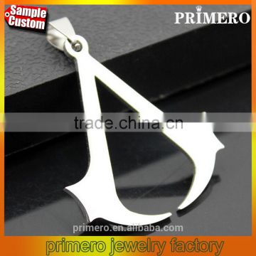 Game Series Fashion High Quality Jewelry Assassins Creed Stainless Steel Pendant Necklace