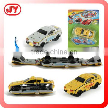 New arrival plastic toy deformation car