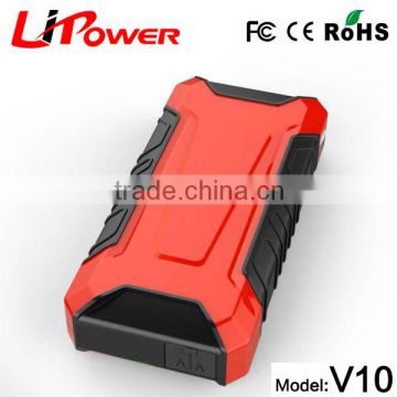 2015 on promotion CE FCC RoHS certification and car jump start type mini pocket safety portable lipo battery jump starter
