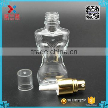 Sexy cosmetic pump bottle/30ml clear lotion bottle for sale