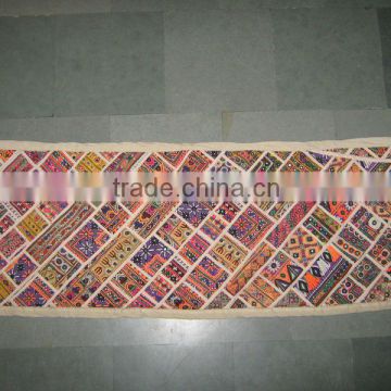 Indian Handmade Vintage Tribal Embrioderies mirrorwork patchwork decorative Tapestries, Wall-Hangings, cushion covers