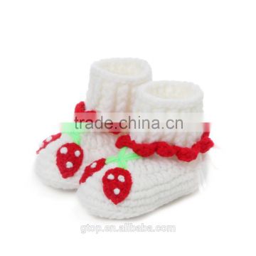 Fashion shoe China wholesale crochet knitting crochet baby shoes S-14