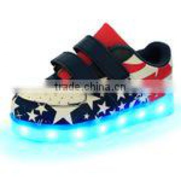 wholesale Kids USB Charging light Flashing Sneakers LED Shoes                        
                                                Quality Choice