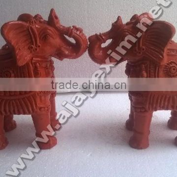 Decorative Clay Elephant