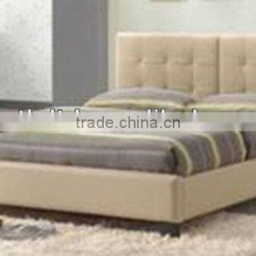 Queen size bed fabric platform