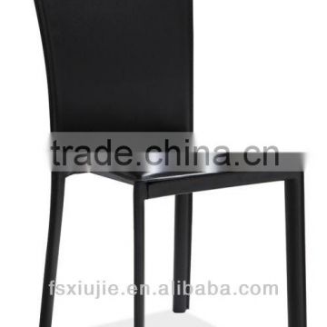 Modern Trendy Leather High Back Dining Room Chairs in Funiture Z621