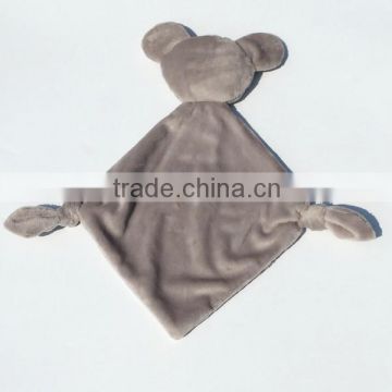27 Colors Available 100% Polyester Minky Baby Bear Toy Security Blanket