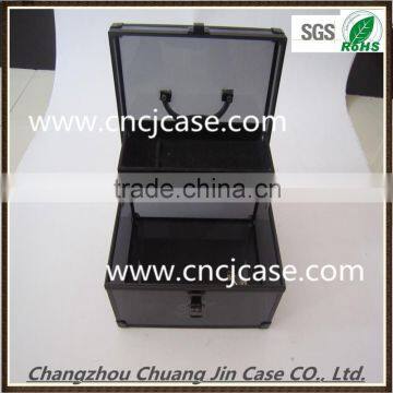 Display cheap portable professional aluminum hard case cosmetic bag