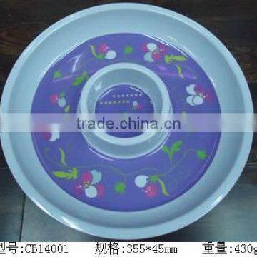 Melamine high quality restaurant divided plates dishes