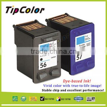 Rich Color With Strong Sense Of Layer Compatible HP57 Ink Cartridge C6657A