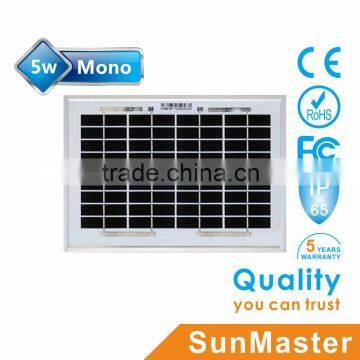 SunMaster 5w Mono Solar Panel SM5M