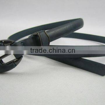 1.5cm width PU with wrap buckle woman belts