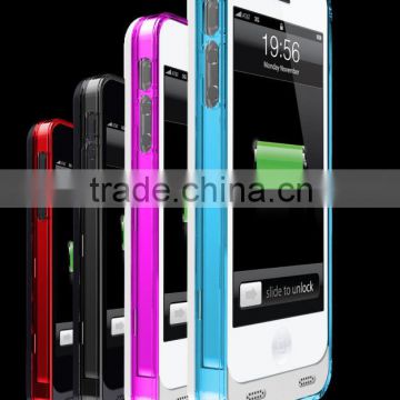 iFans 2400mah wholesale factory price quality case for iphone , for iphone 5S battery case with MFi