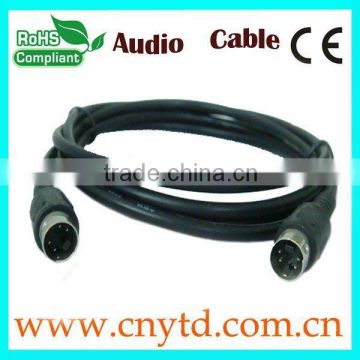 black color high grade audio cable MD4P cable