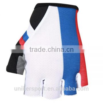 Russia flag thin cycling gloves for 2015