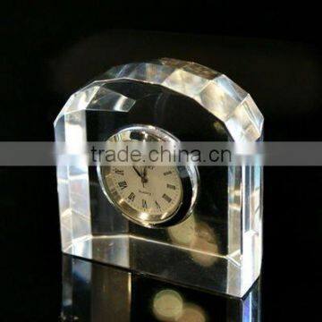 2016 desktop crystal clock paperweight