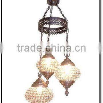 Modern decorative Spiral crystal Pendant 3 lights