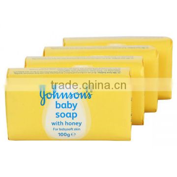 Johnsons Baby Soap with Honey 4 x 100g