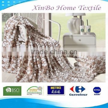 2015 Wholesale Warm Bedding Set China Home Textile100% Polyester Knitted Coral Embossed Patterned Fleece Blanket