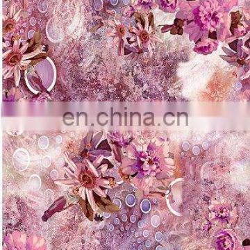 Apparel fashion dress fabric 100% polyester digital printed customized fashion fabric in cheap price