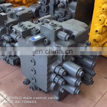 excavator EC210 main control valve EC210B control valve UX28-86