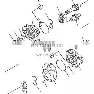 High Quality Loader Hydraulic Part Single Pump 705-22-36060 Pilot Tandem Pump WA450-1-A Gear Pump