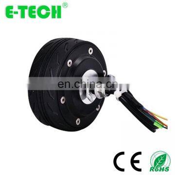 Built-in 1024ppr encoder 24V 36V 200W 4 inch 100mm DC brushless robot hub motor wheel