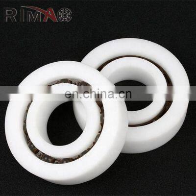 High temperature resistance POM  bearing glass ball 6004 plastic bearing