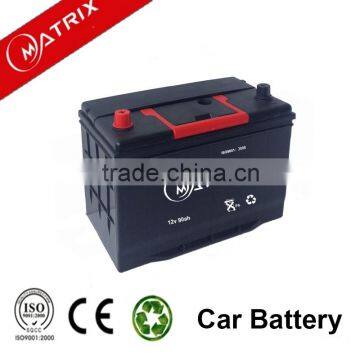 lead acid battery 12V 90AH good quality Car batteries maintenance free type