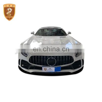Cheapest Price Gtr Style Abs Material Front Bumper Main Grille For Mercedes Bens AMG GT